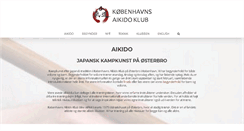 Desktop Screenshot of aikido-copenhagen.dk