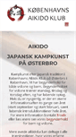 Mobile Screenshot of aikido-copenhagen.dk